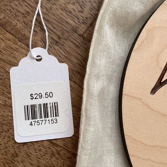 ⛰I’m Here - Newborn Engraved Wood 6” Round - Picture 6 of 7